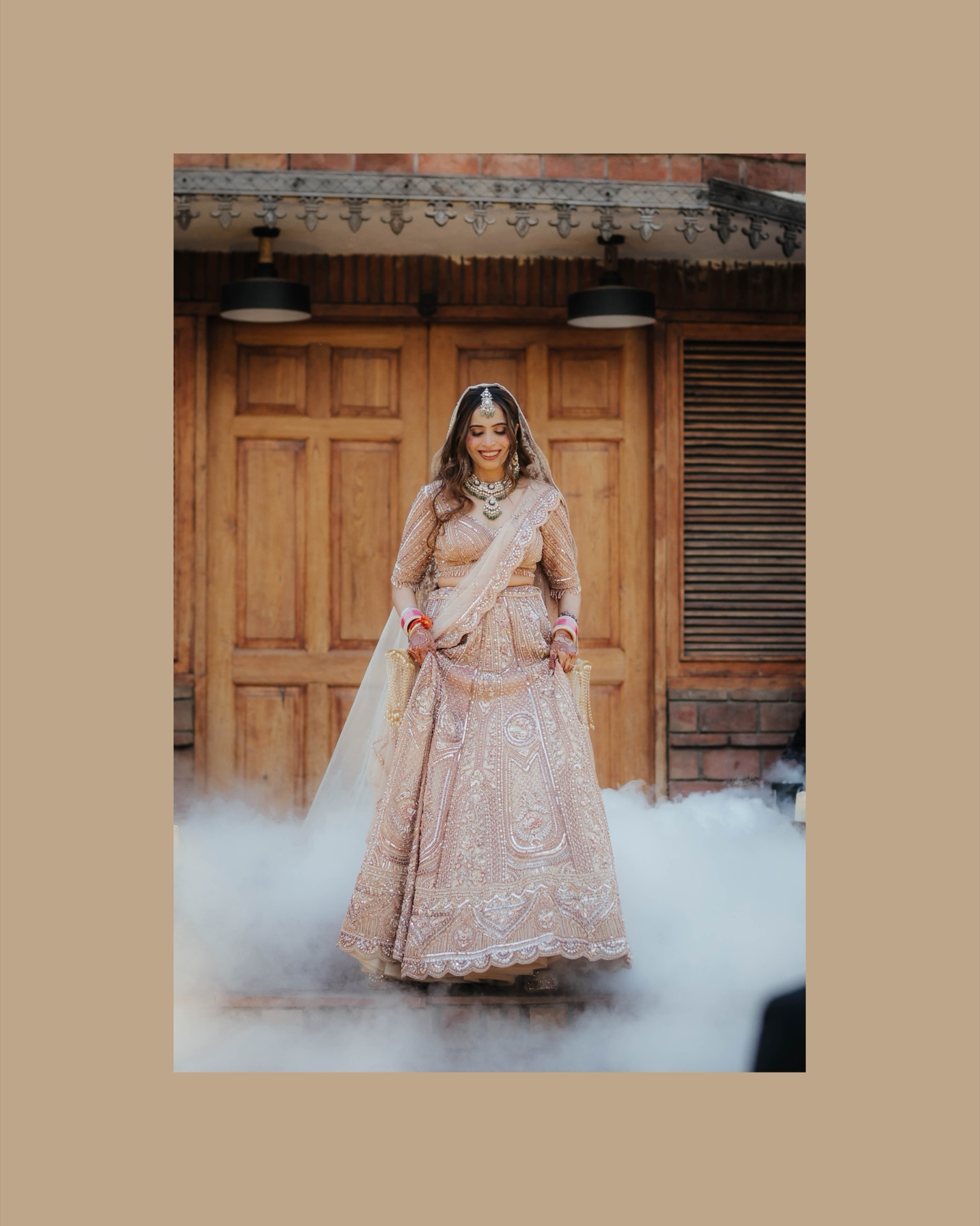 Bhopal Lakeside Palace Couture Bridal Entry: Low-Fog Dry Ice Magic by Kamal Productions