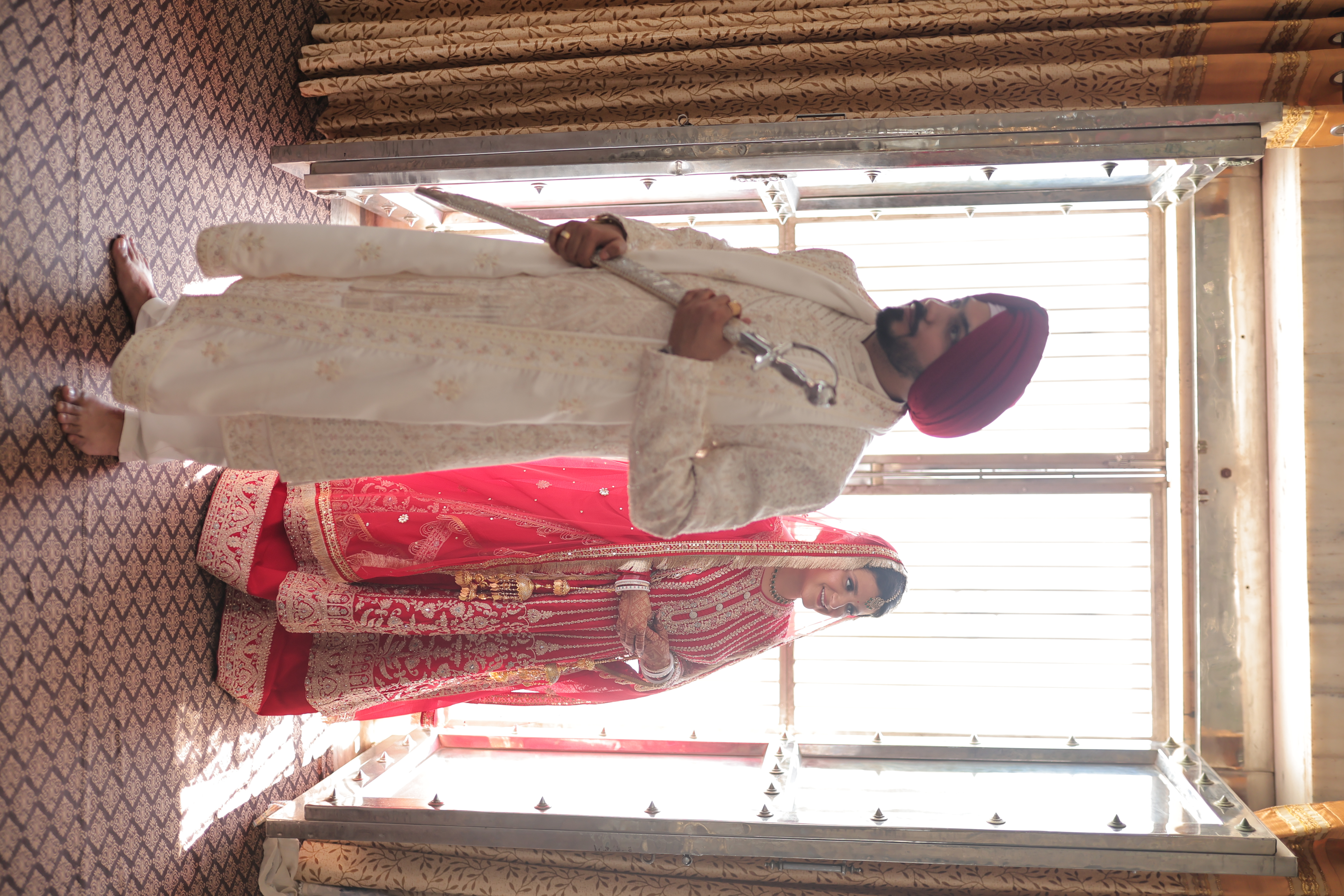 Pre-wedding photography heritage location Gwalior India