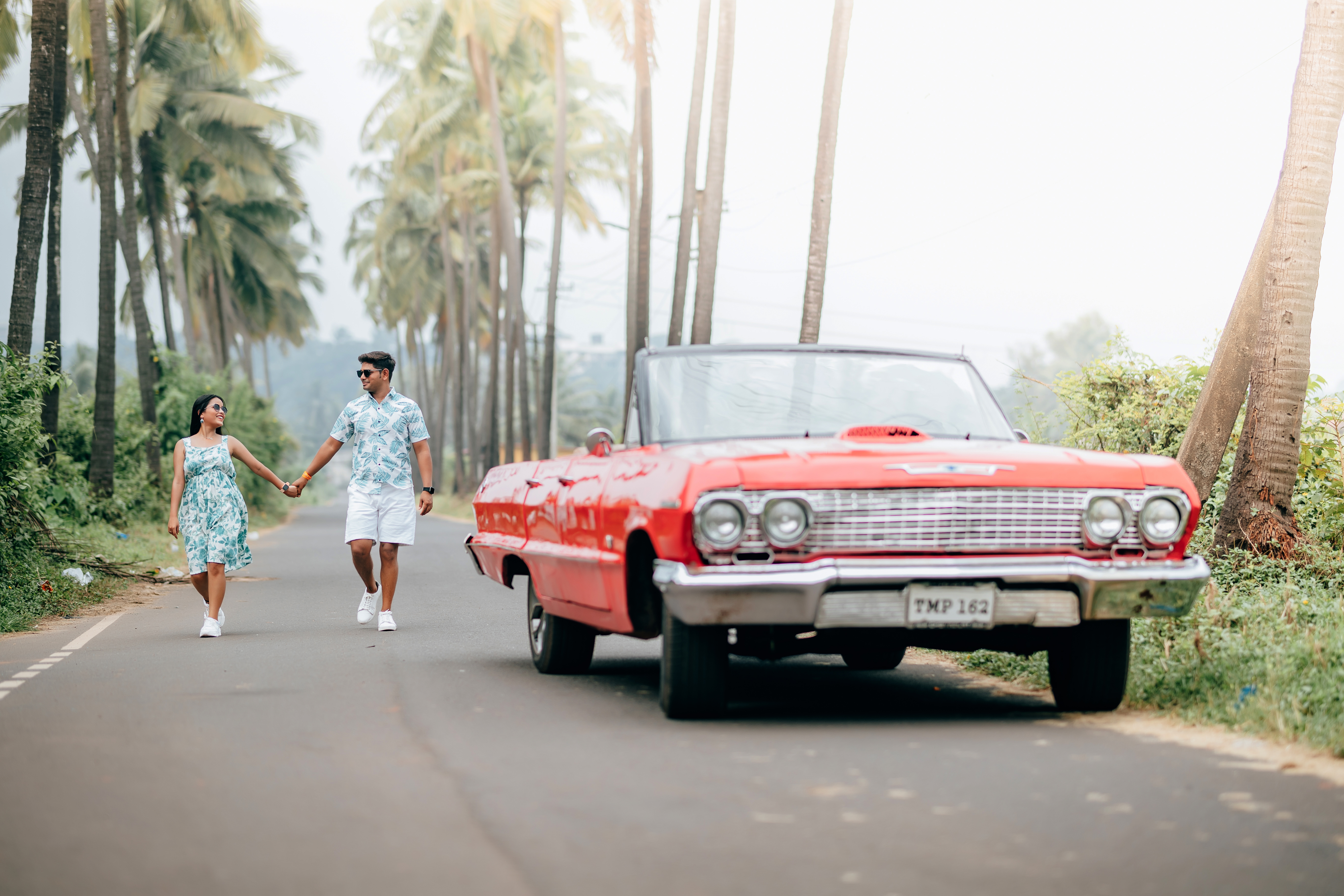 Candid wedding couple portrait outdoor India photography